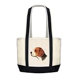 Silkscreen Tote Bag with Beagle