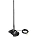 TRENDnet 7dBi Indoor Omni Directional Antenna, Extend Wireless Coverage, 1.5m (4.9 ft.) Extension Cable, Versatile Mounting Base, Adjustable Antenna, TEW-A107OB