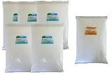 【重曹　（5ｋｇ×5袋）＋クエン酸5ｋｇセット】 　 炭酸水素ナトリウム　掃除や洗濯・消臭　＋　無水クエン酸　（食品添加物）　効酸化作用　ポット洗浄　浴室や浴槽の汚れ除去に、洗濯柔軟材　バスボム作りの画像