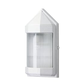 Adjusta-Post Everstone One-Light Outdoor Wall Sconce, White with Clear Acrylic Lens #S32WC-WH