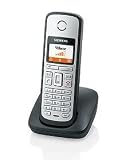 Siemens Gigaset C38 H Mobilteil inkl. Ladeschale, titanium