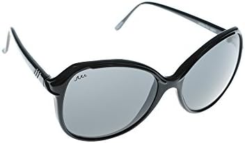 Waveborn Sunglasses Butterfly Sunglasses, Bold Black, Gray UV Lenses