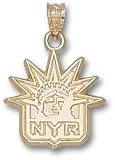 New York Rangers 14K Gold Pendant - B0009R6NSC