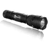 NowAdvisor® Wf 502b Cree Xml T6 3 Mode Cree Led Flashlight 900 Lumens with Integrated Belt Clip Black (1X18650 battery not inculded)
