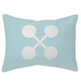 Applique Boudoir Pillow - Jack, Aqua