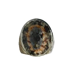 Solar Eclipse Fiery Orange Ring on Clear Band (I Goth You)