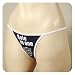 2 Pack Sexy G String V String Cotton/spandex Thong Panties with Sexy Words Printing