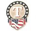 Texas Rangers Flag Pin by Peter David