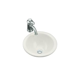 KOHLER K-2298-0 Compass Self-Rimming Undercounter Lavatory, White by Kohler
