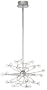 Possini Euro Galaxy Chrome 28" Wide Chandelier