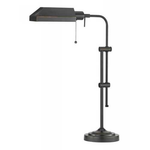 Metal Pharmacy Table Lamp  Adjustable Pole - 