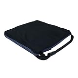 Duro-Med DuroGel II Deluxe Gel-Foam Wheelchair Cushion, Black