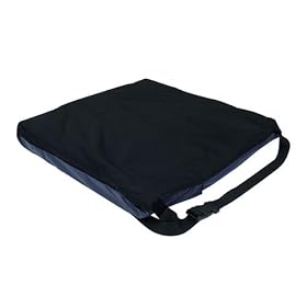 Duro-Med DuroGel II Deluxe Gel-Foam Wheelchair Cushion, Black