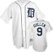 Detroit Tigers MLB Guillen #9 Adult Home (White) Jersey by Majestic - Replica