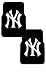 Front Car Truck SUV Rubber Floor Mats - MLB Baseball - New York Yankees