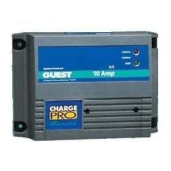 Guest 2611A Charge Pro Series Marine Battery Charger (12/24-Volt, 10-Amps 5/5, Double Output)