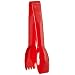 Carlisle 460605 Red 6-Inch High Heat Plastic Carly Salad Tong (Case of 12)
