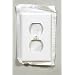 Leviton 020-88003-000 1-Gang Duplex Receptacle Wallplate, White
