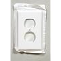 Leviton 020-88003-000 1 Gang Wallplate, Duplex Receptacle, White