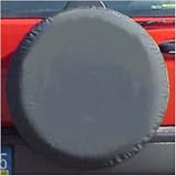 Black Bungee Spare Tire Cover (Blank)
