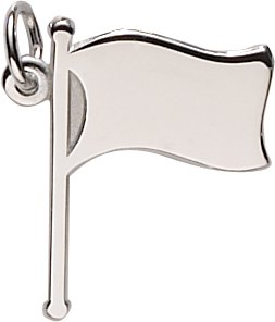 Childrens Toyshop  Jewelry : Flag Charm by Rembrandt Charms