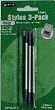 Belkin - Handheld stylus - (pack of 3 )