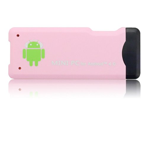 SainSonic Mini PC Android 4.0 IPTV Google TV BOX HDMI WIFI PC Player 1G DDR3 ROM Allwinner A15 *Pink*