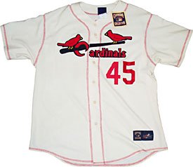 Bob Gibson Autographed/Signed St Louis Cardinals Jersey