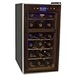 Haier HVTB18DABB18-Bottle Dual-zone Wine Cooler with Touch Screen Controls