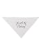 TooLoud Maid of Honor - Diamond Ring Design Printed White Dog Bandana 26
