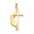 14k MethodiSt Cross Pendant
