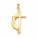 14k MethodiSt Cross Pendant