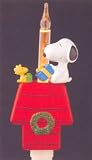 Peanuts Snoopy on Dog House Christmas Bubble Light Night Light #166566