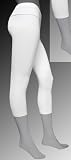 Women's Capri length fold over yoga pants