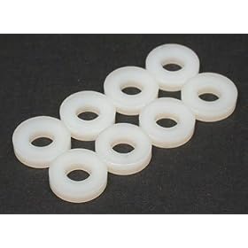 Du-Bro 637 No. 8 Nylon Flat Washer (8-Pack) from Nylon Washers
