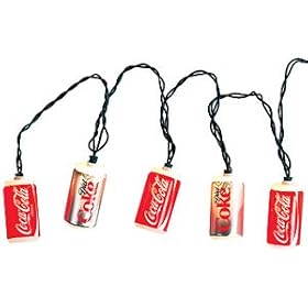 Coke Can Party String Lights Set of 10