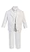 5 Piece Boy's 2 Button Dress Suit with Shirt, Vest, and Tie