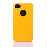 ATC Snap-On IPhone 4/4S Gossamer Acrylic Hardshell Case--- 1 Pack Ultra Thin Case Fits AT&T iPhone --- Retail Packaging---Yellow