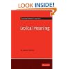 Lexical Meaning (Cambridge Textbooks in Linguistics)