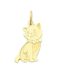 Cat Charm 17.75X9.5 14K Yellow 22825