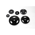 200 Pound Rubber Encased - Interlocking- Easy Grip Weight Set with Bar and Collars