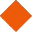 Blaze Orange - Solid Color Hunting Bandana, 22" x 22"