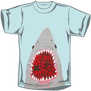 Bring Me The Horizon Stacked Logo Within Shark's Mouth T-Shirt