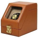 Eilux Single Automatic Watch Winder Leather in Brown