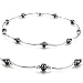 PearlsOnly Sophia Black and White 5-7mm A Freshwater Pearl Necklace