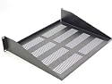 RackSonic Rack Mount 19" Vented Cantilever Shelf Satin Back