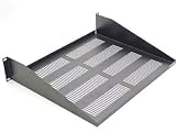 RackSonic Rack Mount 19 Vented Cantilever Shelf Satin Back