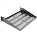 RackSonic Rack Mount 19" Vented Cantilever Shelf Satin Back