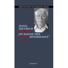 "Im Banne der Reichsrenaissance": Gespr�ch mit Hans-Dietrich Sander