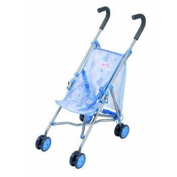 Baby Born On The Go Stroller Blue Doll Accessory Picture